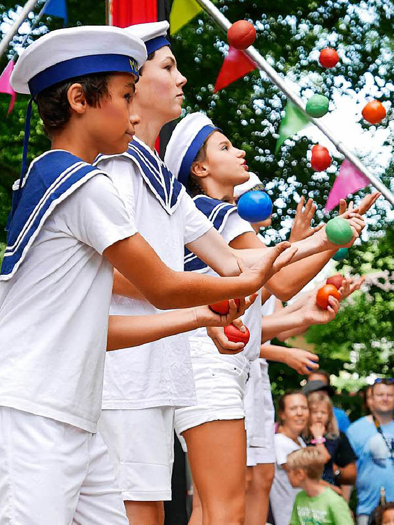 Ganz maritim gab sich der Kinder- und Jugendzirkus Faustino bei seinem Programm 2018: 