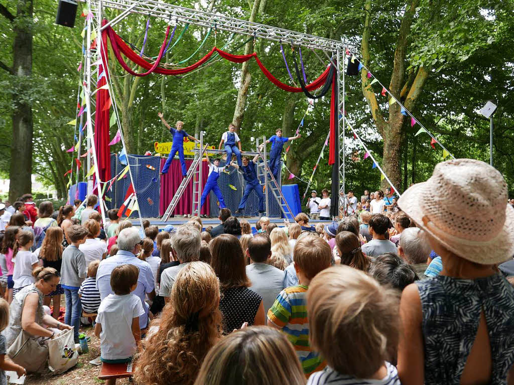 Ganz maritim gab sich der Kinder- und Jugendzirkus Faustino bei seinem Programm 2018: 