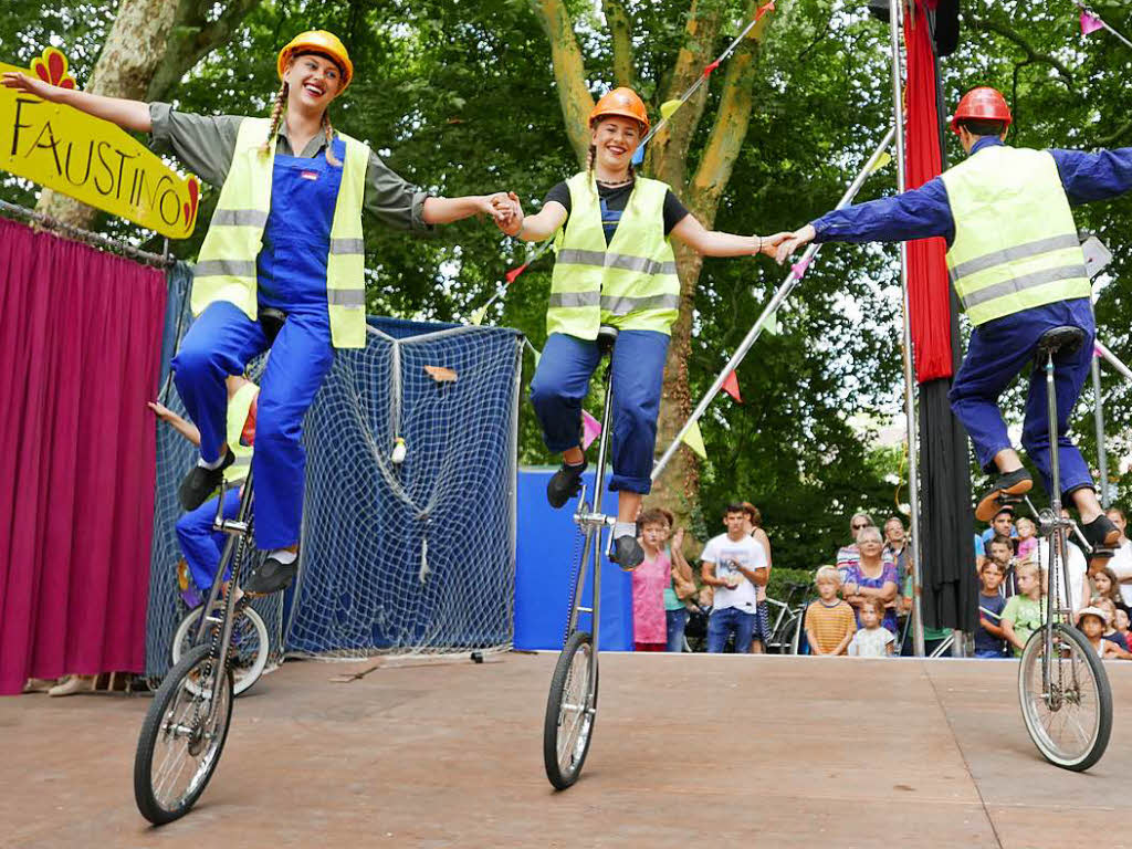 Ganz maritim gab sich der Kinder- und Jugendzirkus Faustino bei seinem Programm 2018: 