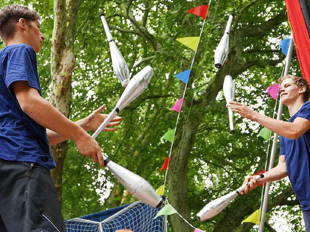 Ganz maritim gab sich der Kinder- und Jugendzirkus Faustino bei seinem Programm 2018: 