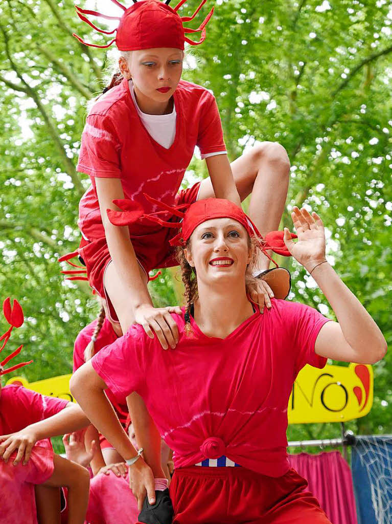 Ganz maritim gab sich der Kinder- und Jugendzirkus Faustino bei seinem Programm 2018: 