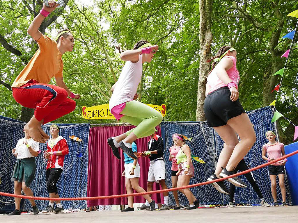 Ganz maritim gab sich der Kinder- und Jugendzirkus Faustino bei seinem Programm 2018: 