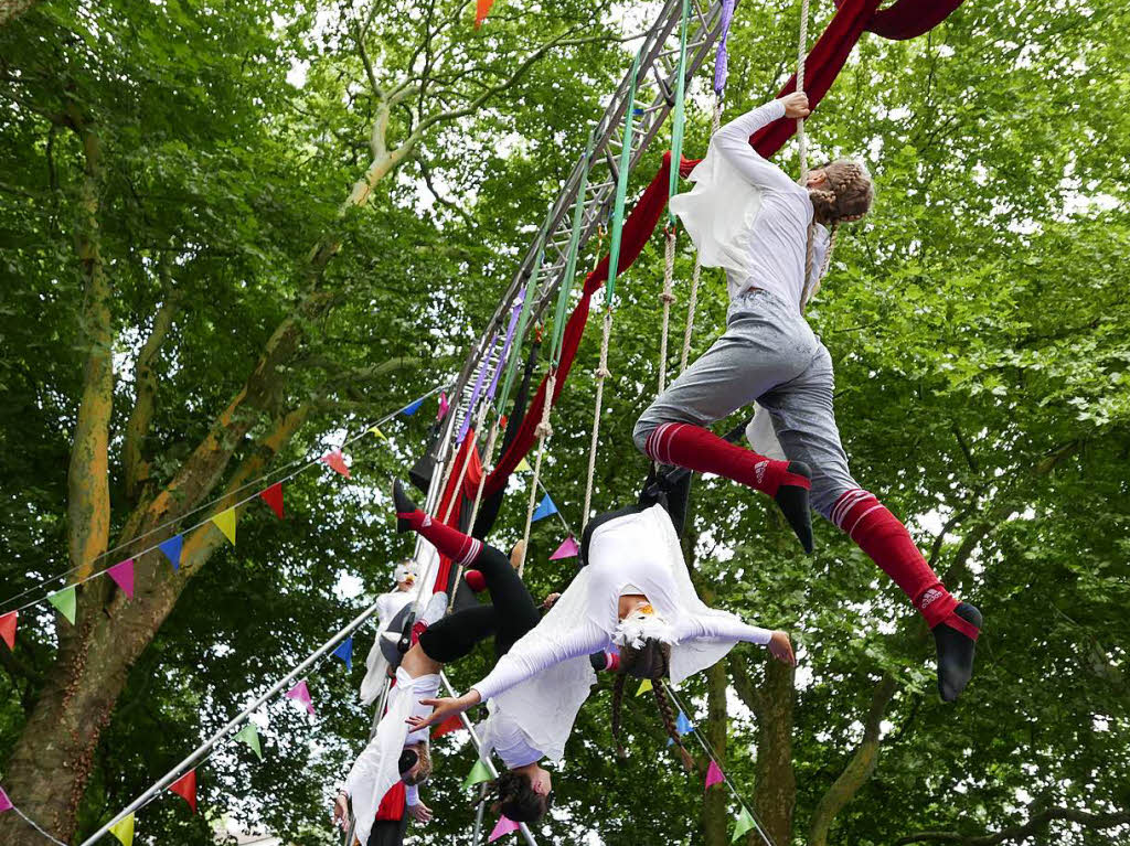 Ganz maritim gab sich der Kinder- und Jugendzirkus Faustino bei seinem Programm 2018: 