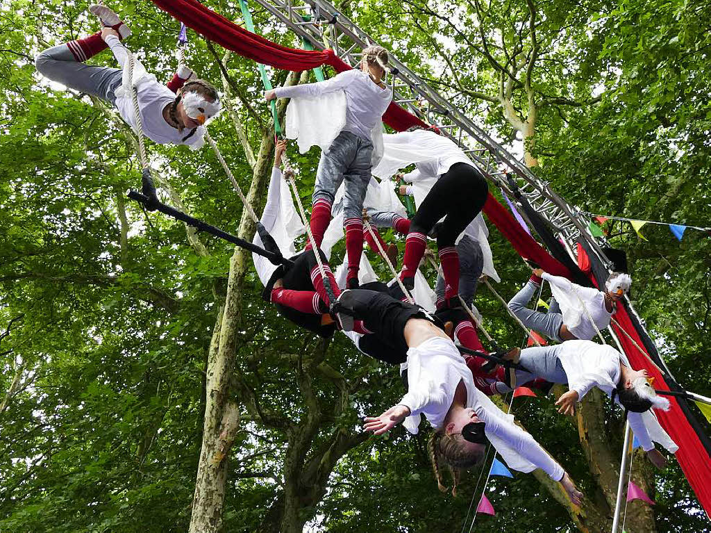 Ganz maritim gab sich der Kinder- und Jugendzirkus Faustino bei seinem Programm 2018: 