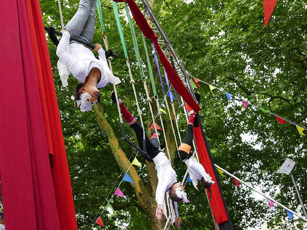 Ganz maritim gab sich der Kinder- und Jugendzirkus Faustino bei seinem Programm 2018: 