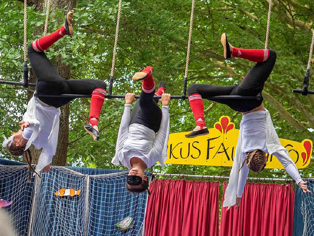 Ganz maritim gab sich der Kinder- und Jugendzirkus Faustino bei seinem Programm 2018: 