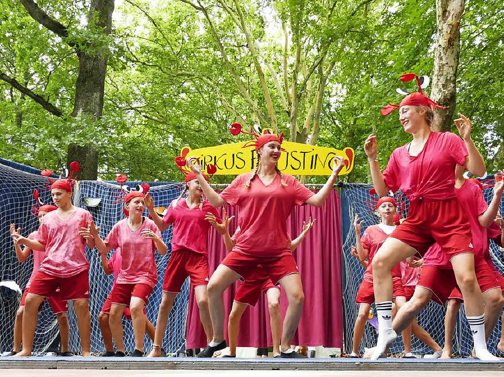 Ganz maritim gab sich der Kinder- und Jugendzirkus Faustino bei seinem Programm 2018: 