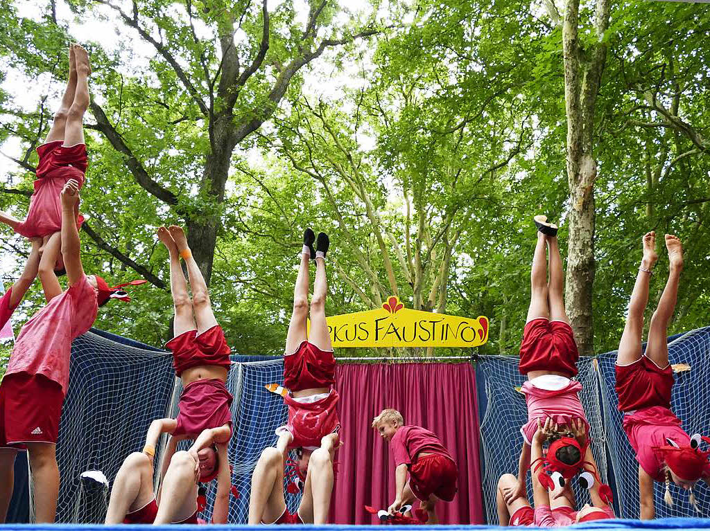 Ganz maritim gab sich der Kinder- und Jugendzirkus Faustino bei seinem Programm 2018: 