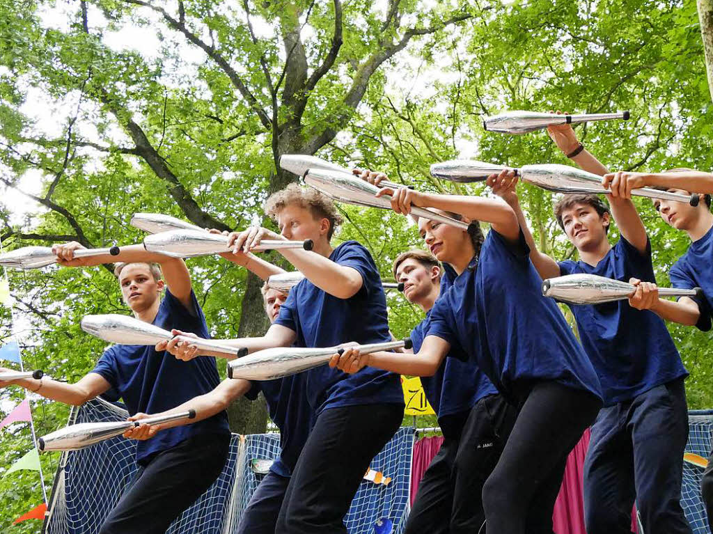 Ganz maritim gab sich der Kinder- und Jugendzirkus Faustino bei seinem Programm 2018: 