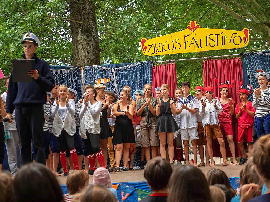 Ganz maritim gab sich der Kinder- und Jugendzirkus Faustino bei seinem Programm 2018: 