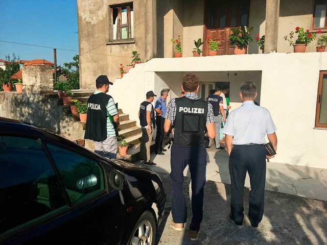 Gemeinsame Polizeiaktion in Albanien  | Foto: Staatsanwaltschaft Offenburg 