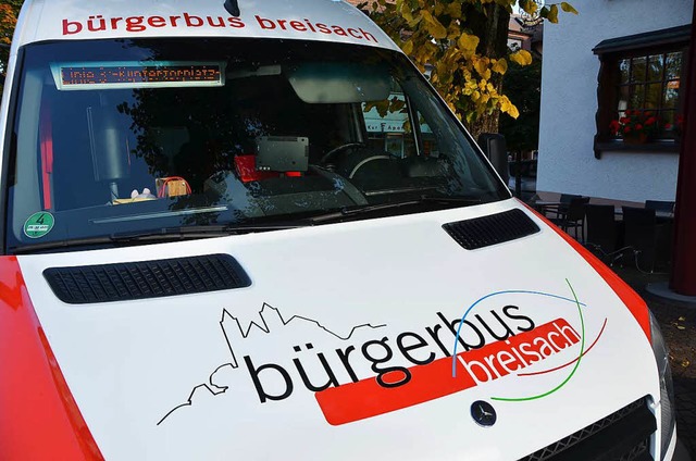 Ein Brgerbus, wie es ihn in Breisach ...ald auch in Merzhausen unterwegs sein.  | Foto: Markus Donner