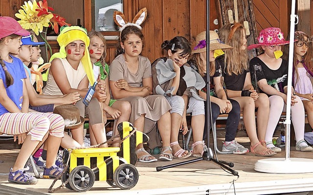 &#8222;Die bunte Welt der Tiere&#8220;...Sommerfest an der Grundschule Wiechs.   | Foto: Hans-Jrgen Hege