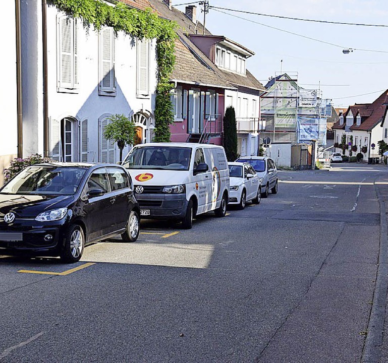 In der Achkarrenstrae werden 25 Parkpltze ausgewiesen.  | Foto: Kai Kricheldorff