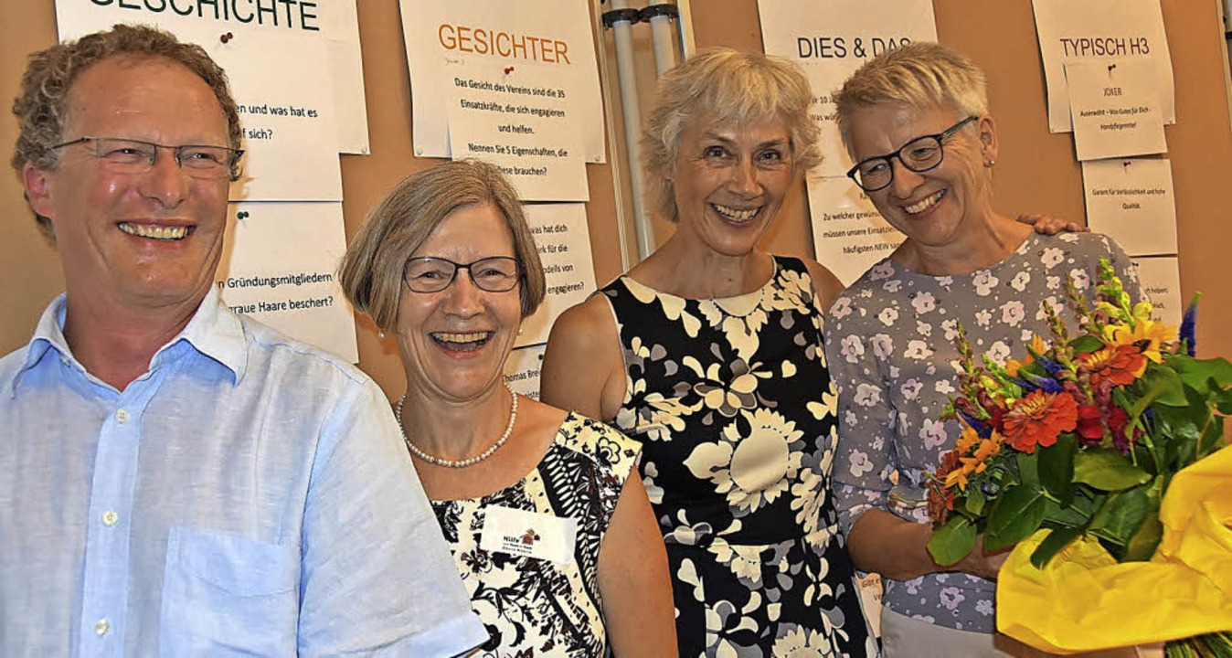 Freuten sich ber ein gelungenes Gebur...raud Kannen und  Erika Grammelspacher   | Foto: Andrea Gallien