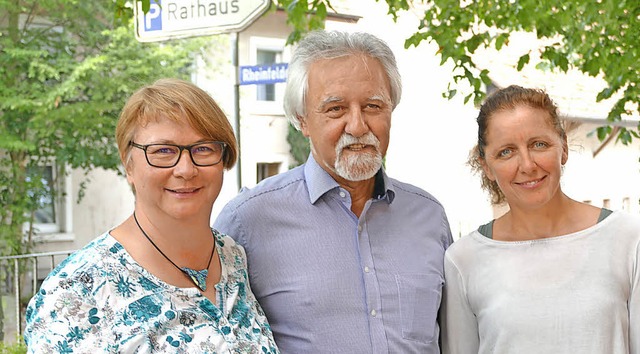 Mechthild Wallny (links), Josef Gyuricza, Alexandra Pfeiffer   | Foto: Dorweiler