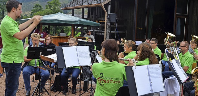 Mit einem Frhschoppenkonzert des Musi...rfest des Musikvereins Menzenschwand.   | Foto: Christiane Sahli