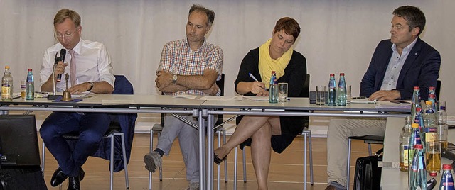 In der Sitzung des Gemeinderates infor... Brgerentscheid zur Freibad-Zukunft.   | Foto: Peter Rosa
