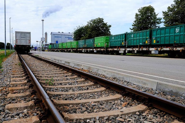 Rollt der Mll aus Emmendingen und der...t auf Schienen zur Verbrennungsanlage?  | Foto: Siegfried Gollrad