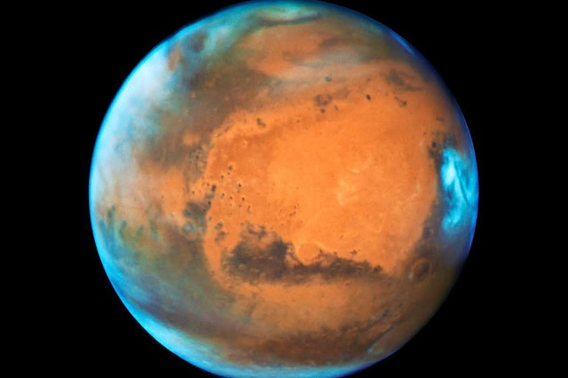 Der Mars, in Wolken gehllt.  | Foto: dpa