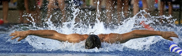 Zahlreiche Wettbewerbe stehen im Mitte...chwimmnacht am Freitag im Dreisambad.   | Foto: Wolf-Wilhelm Adam