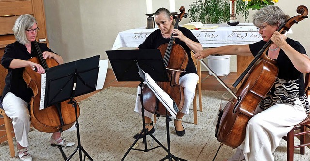 200 Jahre Musikgeschichte lie das Ens...in der Kirche Eichen Revue passieren.   | Foto: Roswitha Frey