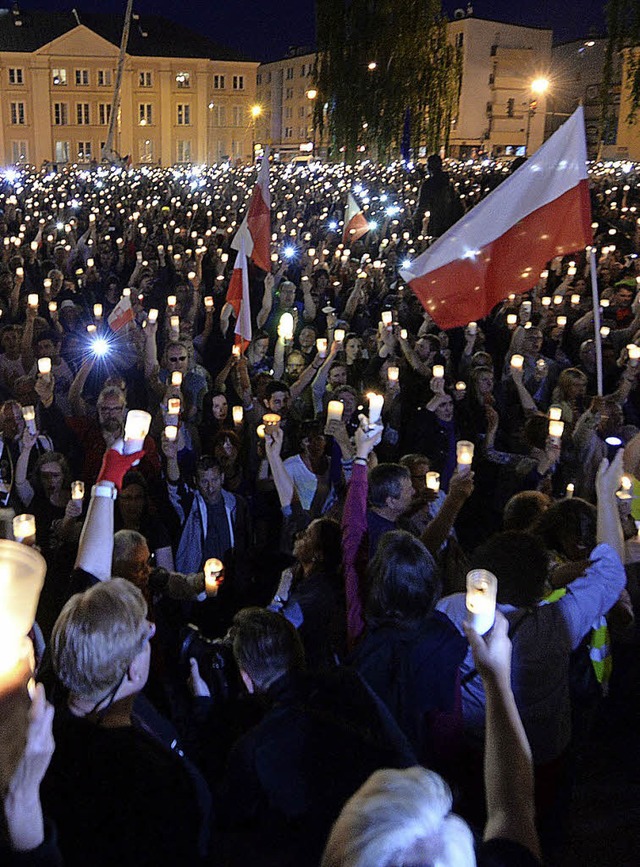 Proteste in Polen gegen die Justizreform  | Foto: dpa