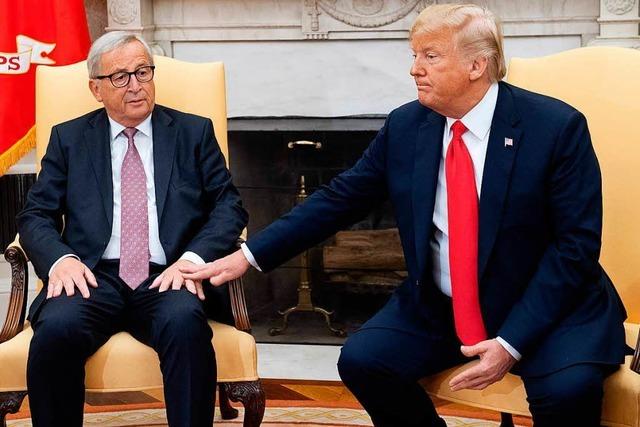 Trump und Juncker erzielen Durchbruch im Handelsstreit