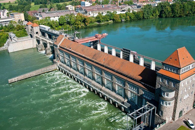 Das Wasserkraftwerk in Laufenburg.  | Foto: Energiedienst Holding AG