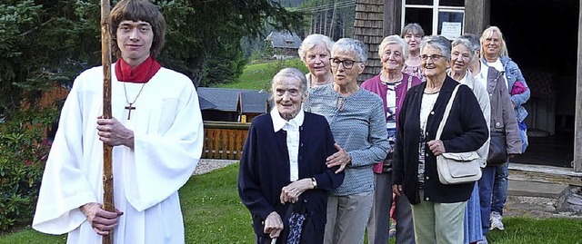 Frauen  feiern den Gedenktag von Anna und Joachim   | Foto: Monika Hofmeier