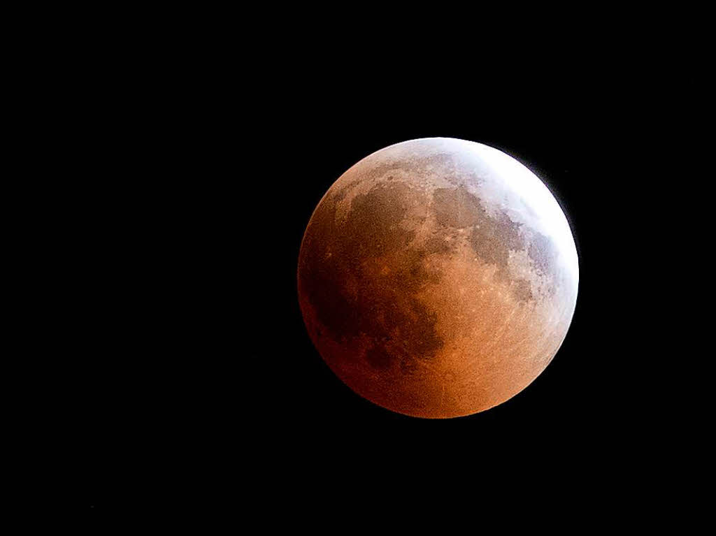 Mondfinsternis über Gaza-Stadt. Mondfinsternis über Gaza-Stadt.