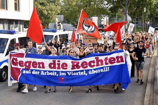 200 Menschen protestieren in Zähringen gegen die AfD