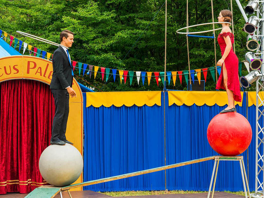Den Zuschauerinnen und Zuschauern boten die Amateurartisten des Circus Paletti am Samstag bei zwei Auffhrungen ausgezeichnete Unterhaltung.