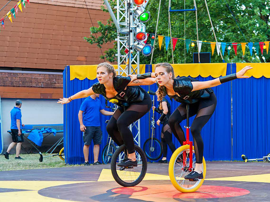 Den Zuschauerinnen und Zuschauern boten die Amateurartisten des Circus Paletti am Samstag bei zwei Auffhrungen ausgezeichnete Unterhaltung.