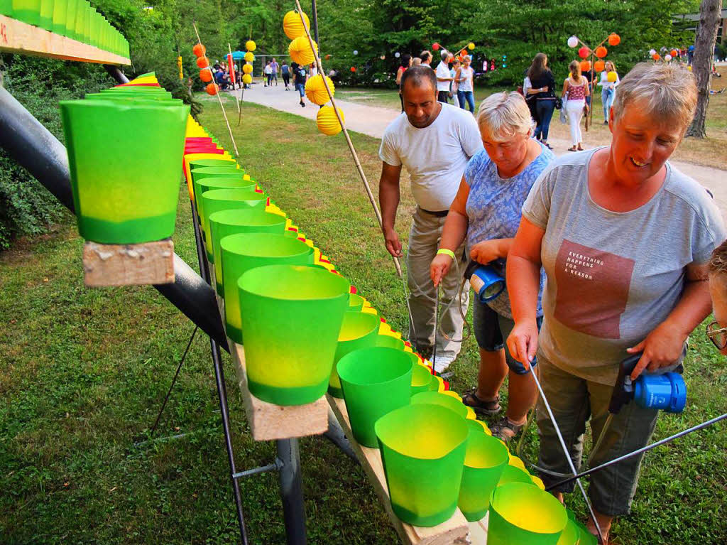 Lichterfest 2018 im Kurpark Bad Bellingen