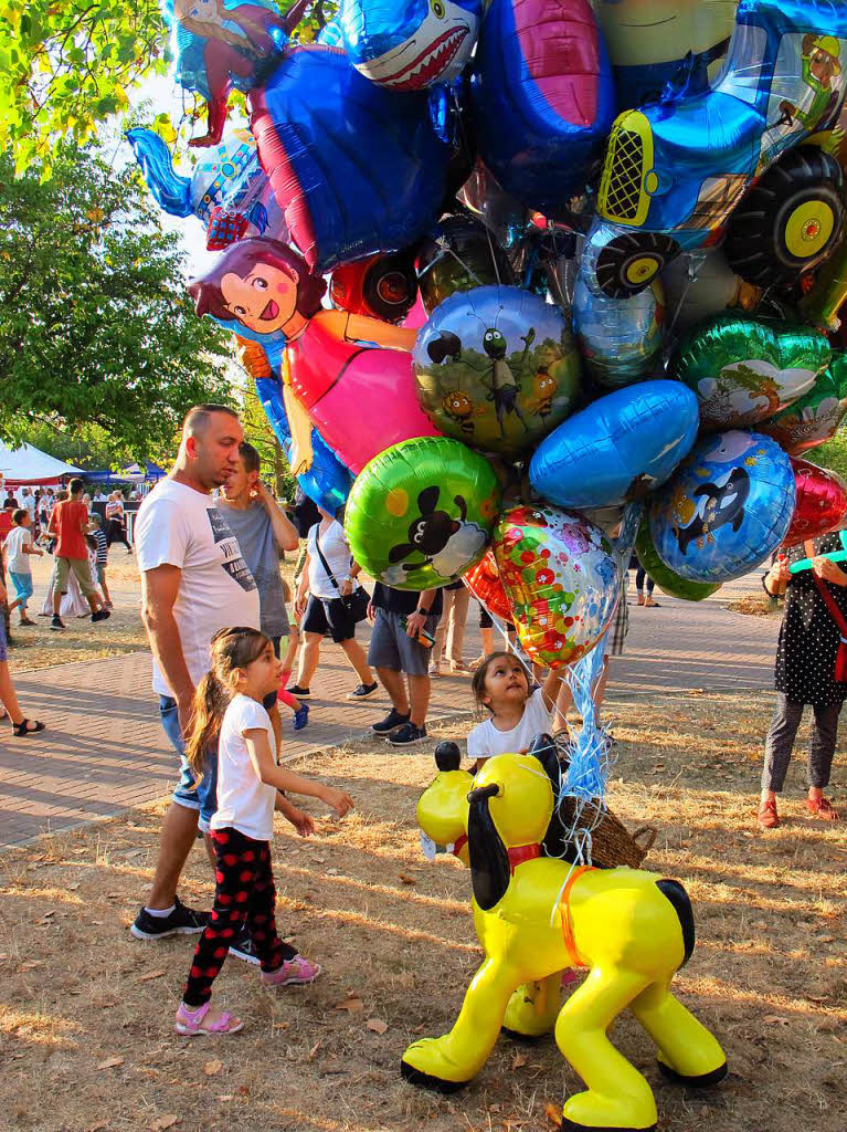 Lichterfest 2018: Luftballons in allen Formen und Farben waren ein Hit.