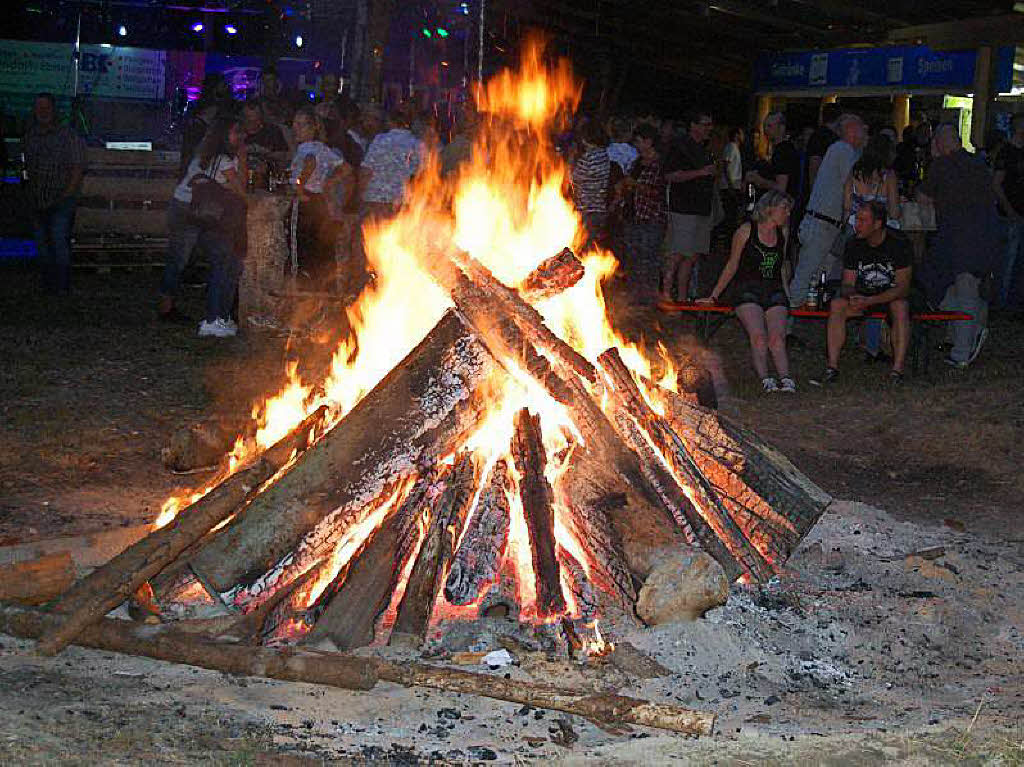 Bestens war einmal mehr die Stimmung beim Motorradfscht in Grunholz.