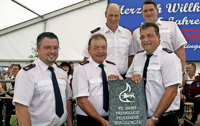 Das Jubilum der Feuerwehr Bergalingen...r, Kommandant Abteilung Rickenbach.     | Foto: Charlotte Frse