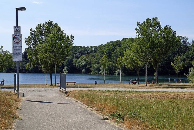 Am Burgerwaldsee gibt es kein Parkproblem.   | Foto: Christine Storck