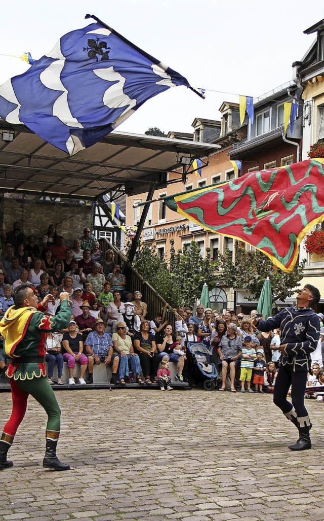 Die Stars des Festes waren zweifellos ...ndieratori di Arezzo aus der Toskana.   | Foto: Daniel Fleig