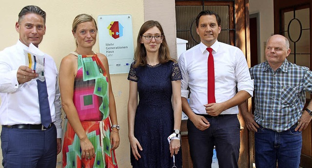 Staatssekretr Stefan Zierke (links) h...  (Zweiter von rechts) war mit dabei.   | Foto: Privat