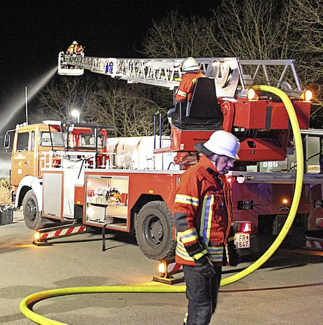 Die Btzinger Feuerwehr will sich ein neues Drehleiterfahrzeug anschaffen.  | Foto: Horst David