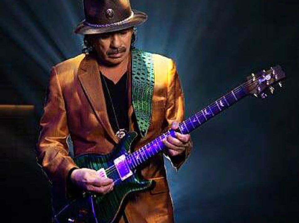 Latin-Rock-Legende Carlos Santana trit... auf der Foire aux vins in Colmar auf.  | Foto: Maryanne Bilham Knight