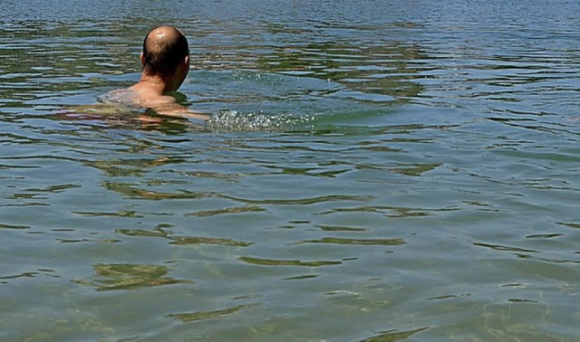 Beim Schwimmen im Rhein ist ein Mann verunglckt.   | Foto: Symbolfoto: Held