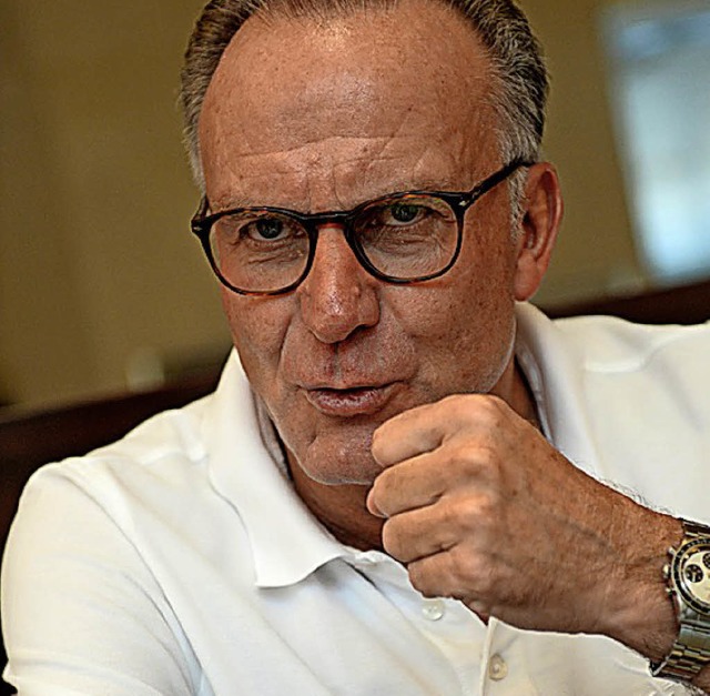 Teilt aus: Karl-Heinz Rummenigge   | Foto: dpa