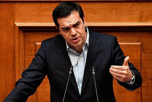 Tsipras will sichg erstmals seit 2015 eine Krawatte umbinden