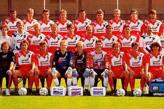 Die Mannschaft des SCF in der ersten Bundesliga-Saison 1993/94.  | Foto: SC Freiburg