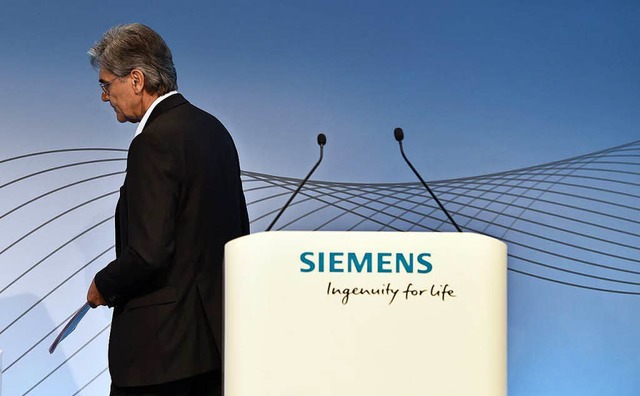 Siemens-CEO Joe Kaeser.  | Foto: AFP