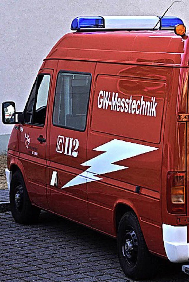 Der Gertewagen-Messtechnik war im Einsatz.   | Foto: Jonas Hirt