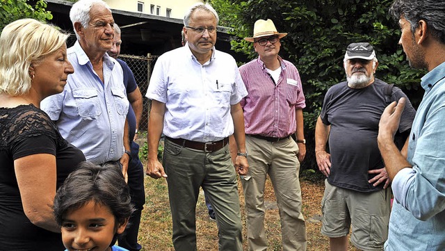 Rainer Stickelberger (SPD) war zu Gast in Zell.  | Foto: Nicolai Kapitz